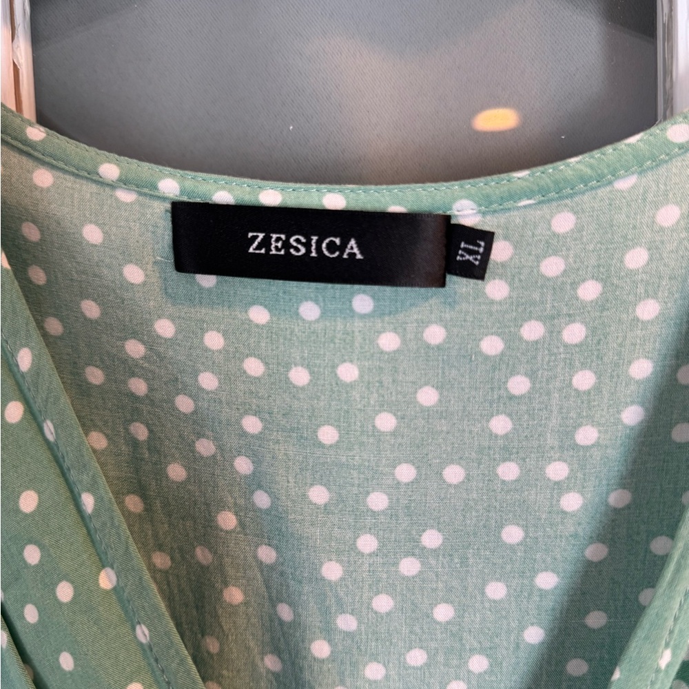 Green Polka Dot Sundress - Picture 3 of 3